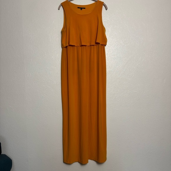 Alex Marie Orange Maternity Maxi Dress - Picture 3 of 9